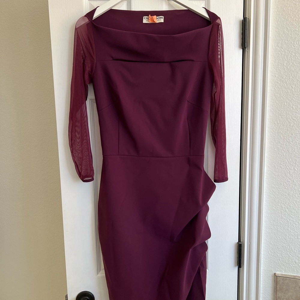 Chiara Boni Kate Illusion Gown